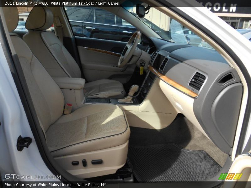 White Platinum Tri-Coat / Light Camel 2011 Lincoln MKZ AWD