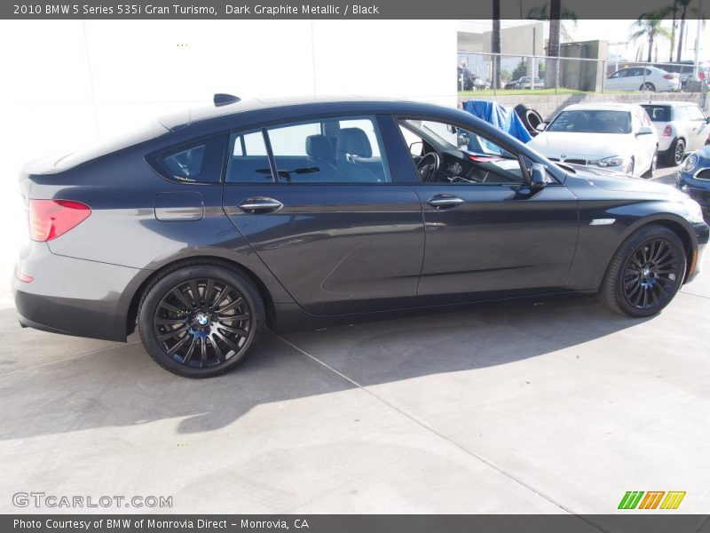 Dark Graphite Metallic / Black 2010 BMW 5 Series 535i Gran Turismo