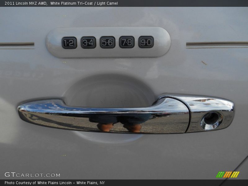 White Platinum Tri-Coat / Light Camel 2011 Lincoln MKZ AWD