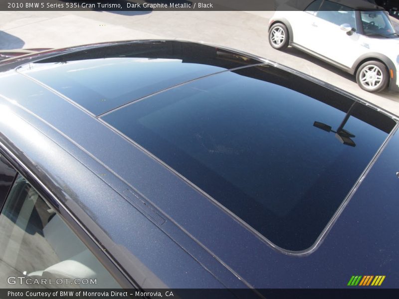 Dark Graphite Metallic / Black 2010 BMW 5 Series 535i Gran Turismo