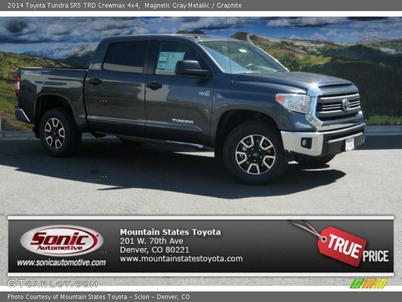 Magnetic Gray Metallic / Graphite 2014 Toyota Tundra SR5 TRD Crewmax 4x4