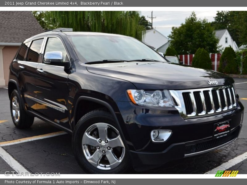 Blackberry Pearl / Black 2011 Jeep Grand Cherokee Limited 4x4