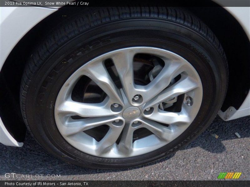 Snow White Pearl / Gray 2013 Kia Optima LX