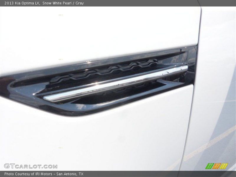 Snow White Pearl / Gray 2013 Kia Optima LX