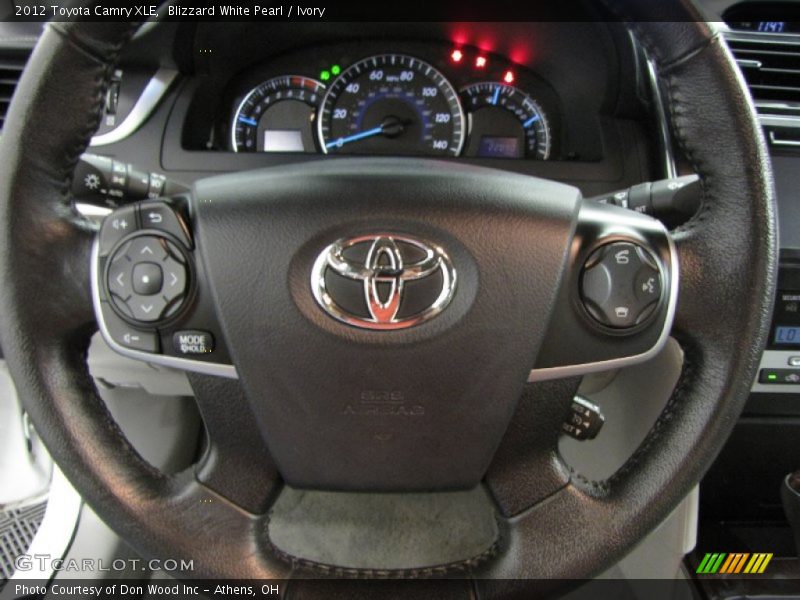 Blizzard White Pearl / Ivory 2012 Toyota Camry XLE