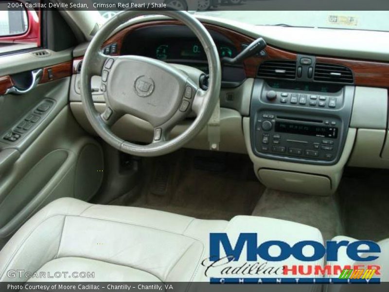 Crimson Red Pearl / Shale 2004 Cadillac DeVille Sedan