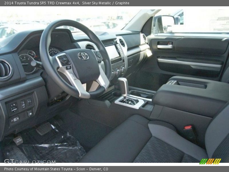 Silver Sky Metallic / Graphite 2014 Toyota Tundra SR5 TRD Crewmax 4x4