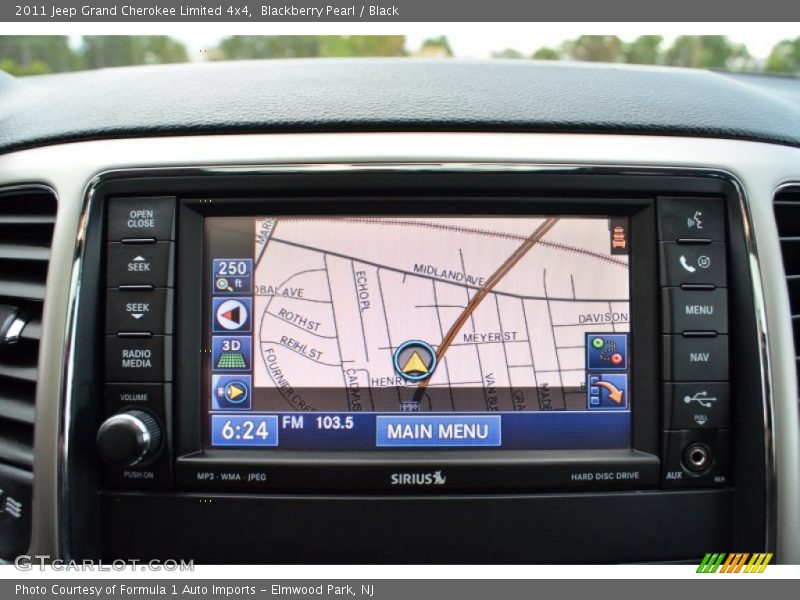 Blackberry Pearl / Black 2011 Jeep Grand Cherokee Limited 4x4