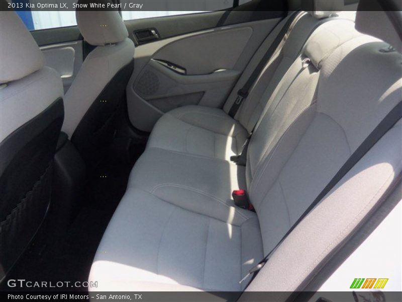 Snow White Pearl / Gray 2013 Kia Optima LX