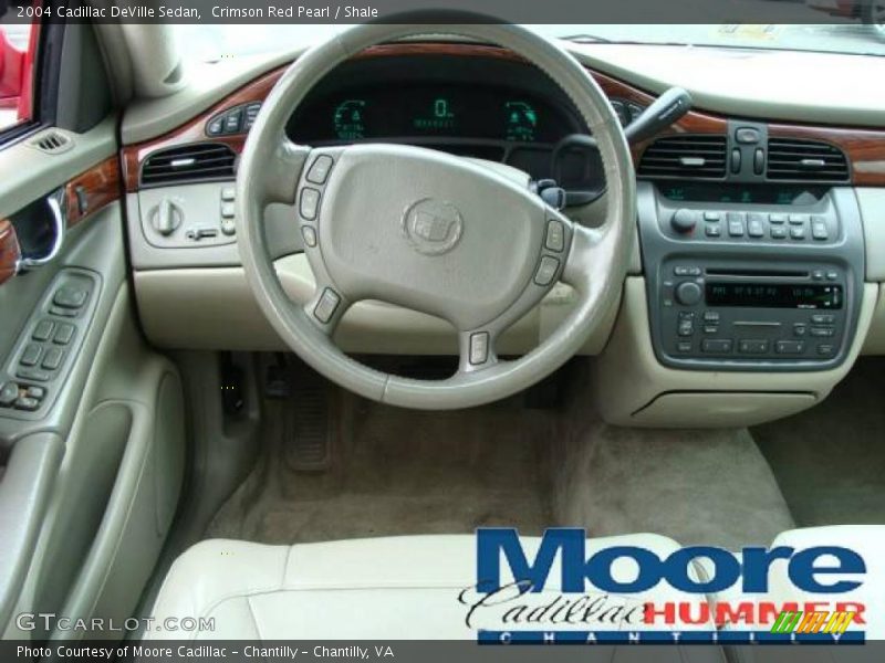 Crimson Red Pearl / Shale 2004 Cadillac DeVille Sedan