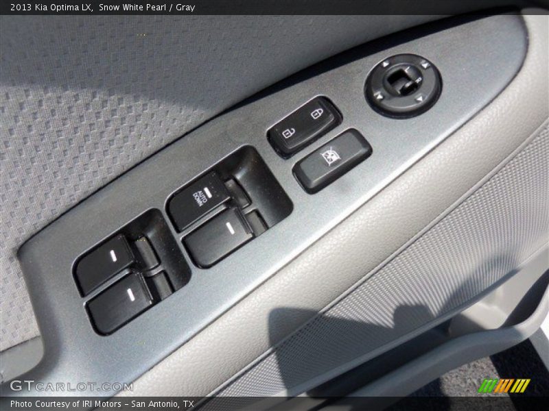 Snow White Pearl / Gray 2013 Kia Optima LX