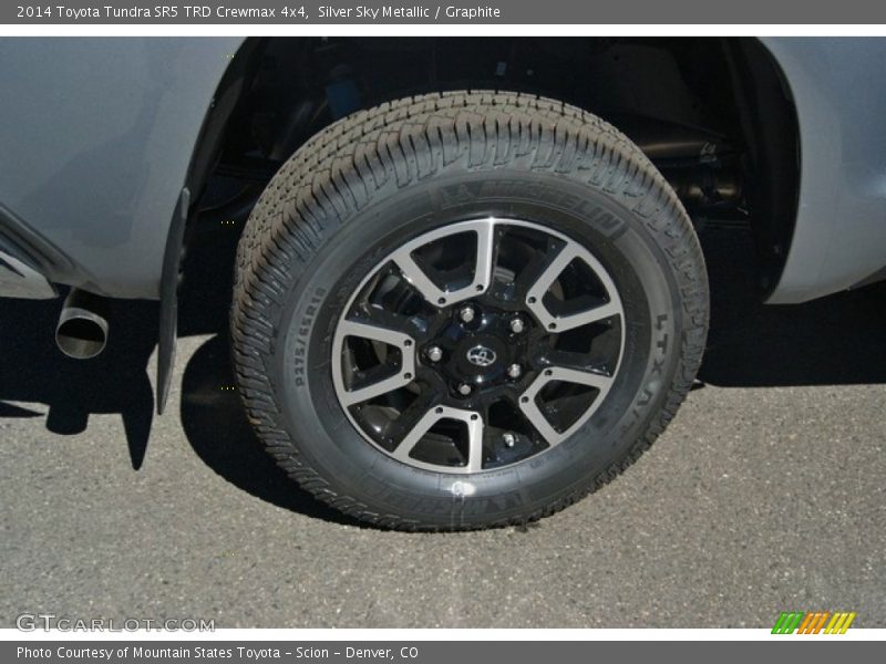 Silver Sky Metallic / Graphite 2014 Toyota Tundra SR5 TRD Crewmax 4x4