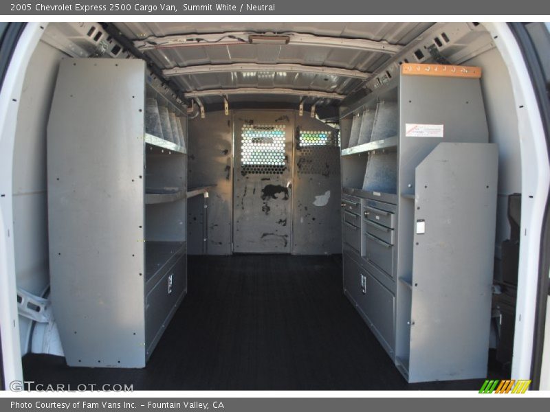 Summit White / Neutral 2005 Chevrolet Express 2500 Cargo Van