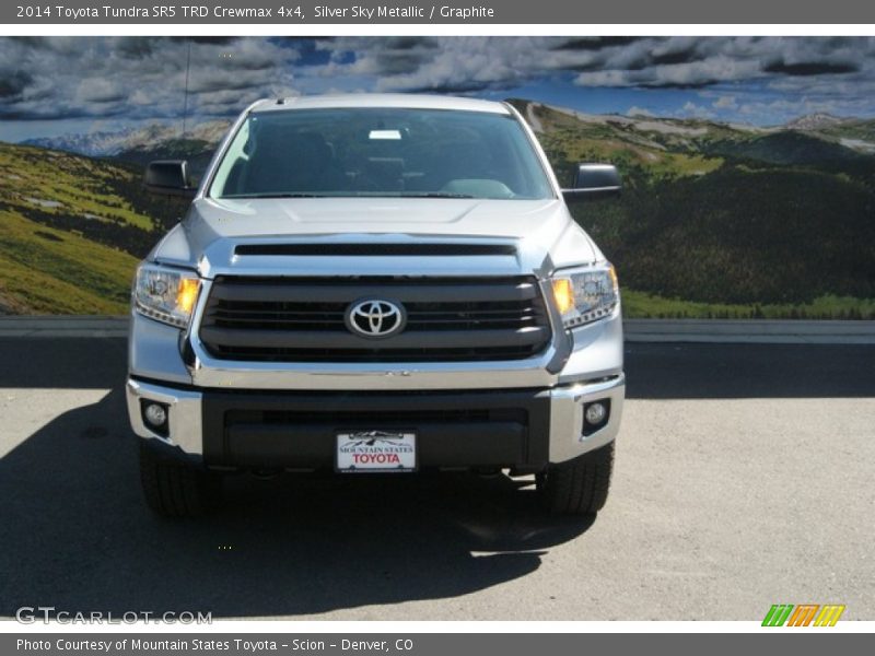 Silver Sky Metallic / Graphite 2014 Toyota Tundra SR5 TRD Crewmax 4x4