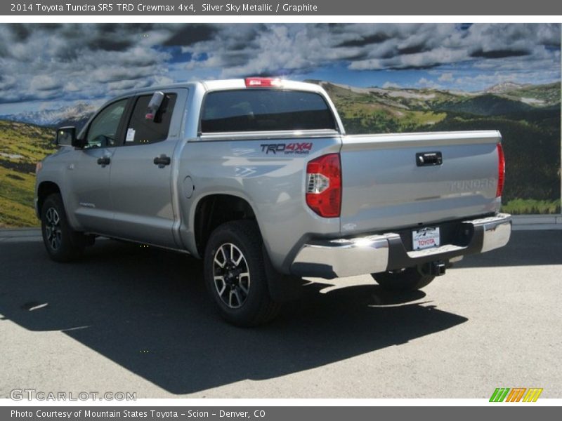 Silver Sky Metallic / Graphite 2014 Toyota Tundra SR5 TRD Crewmax 4x4