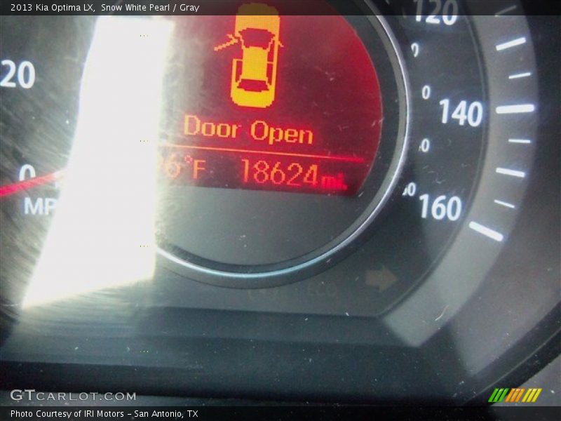 Snow White Pearl / Gray 2013 Kia Optima LX