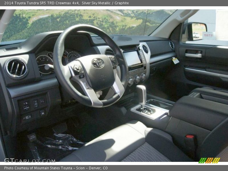 Silver Sky Metallic / Graphite 2014 Toyota Tundra SR5 TRD Crewmax 4x4