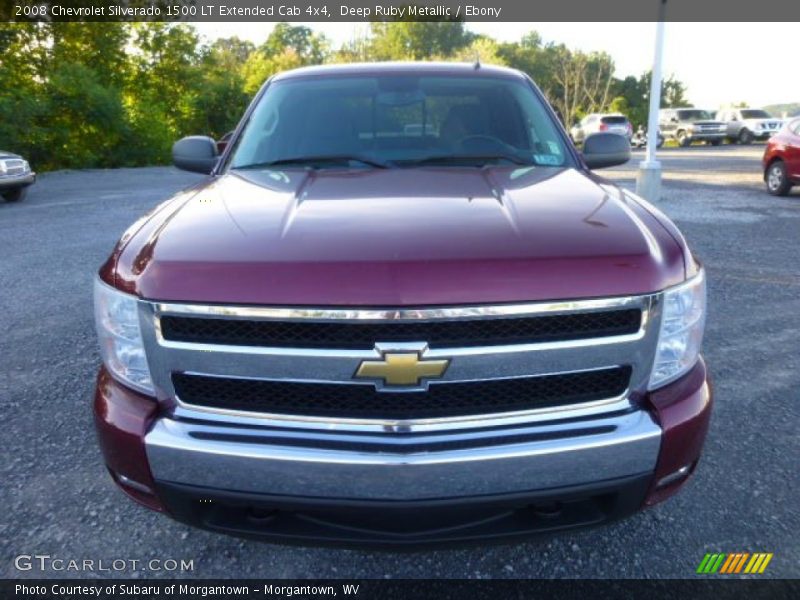 Deep Ruby Metallic / Ebony 2008 Chevrolet Silverado 1500 LT Extended Cab 4x4