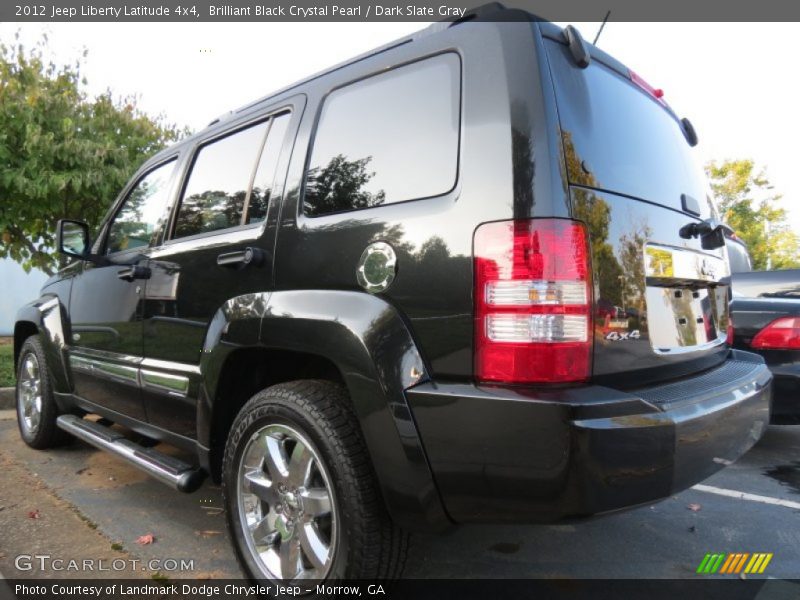 Brilliant Black Crystal Pearl / Dark Slate Gray 2012 Jeep Liberty Latitude 4x4