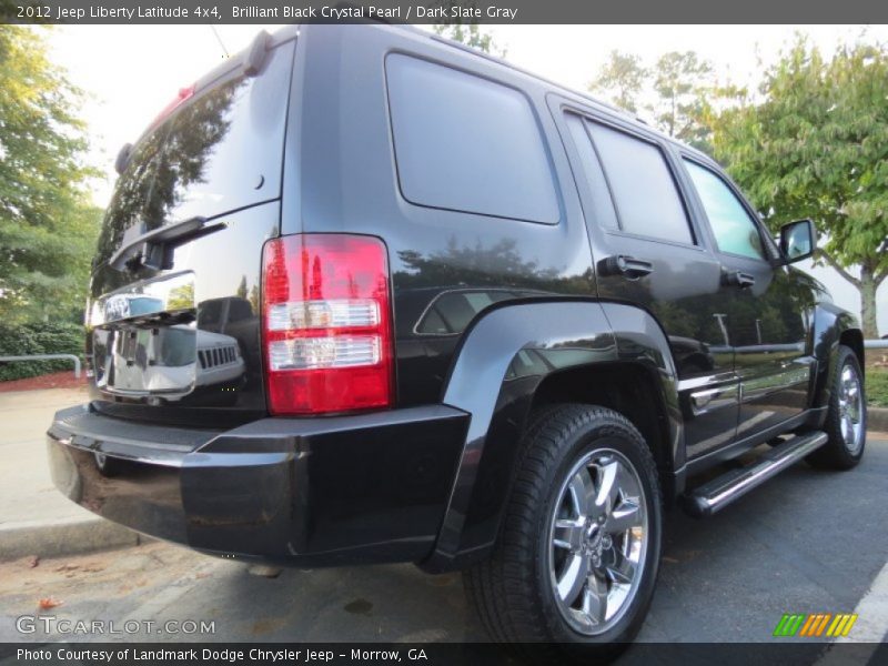 Brilliant Black Crystal Pearl / Dark Slate Gray 2012 Jeep Liberty Latitude 4x4