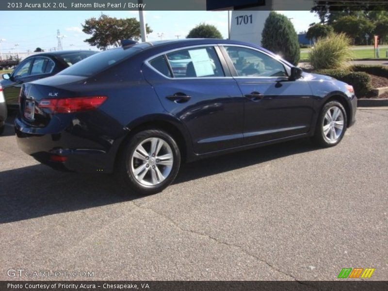 Fathom Blue Pearl / Ebony 2013 Acura ILX 2.0L