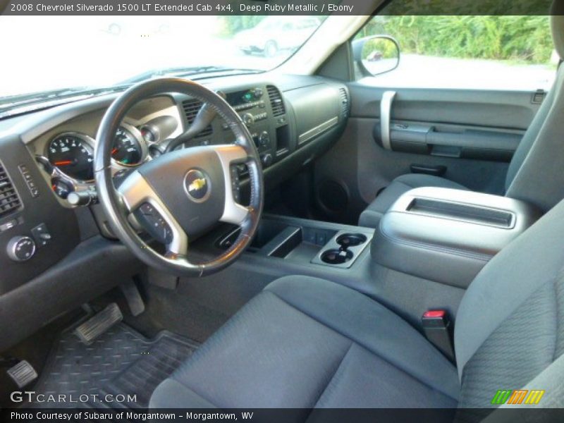 Deep Ruby Metallic / Ebony 2008 Chevrolet Silverado 1500 LT Extended Cab 4x4
