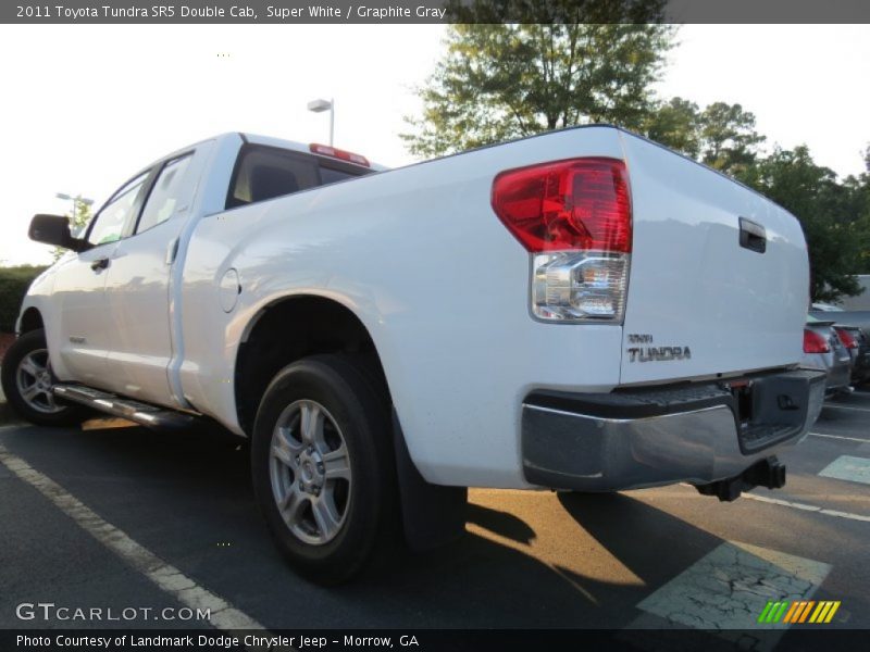 Super White / Graphite Gray 2011 Toyota Tundra SR5 Double Cab