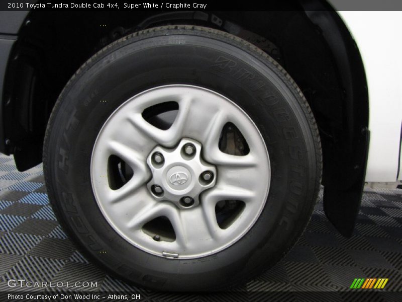 Super White / Graphite Gray 2010 Toyota Tundra Double Cab 4x4