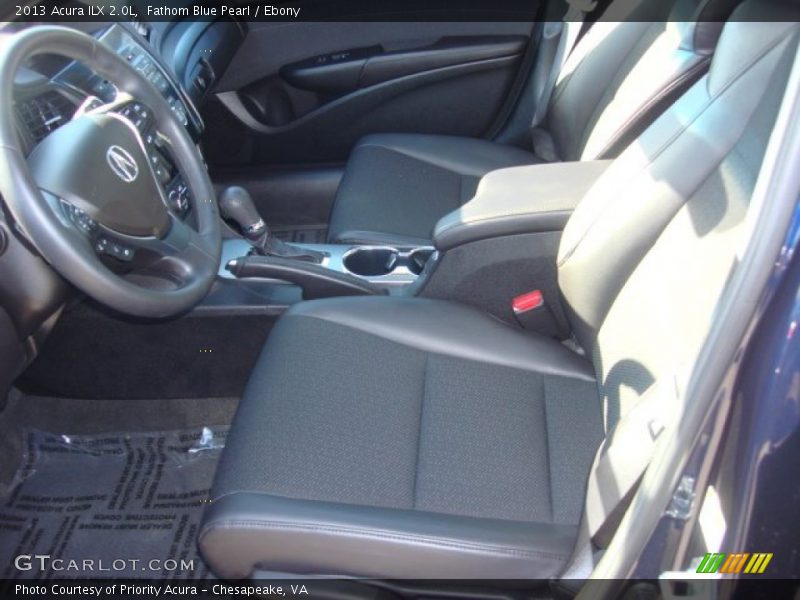 Fathom Blue Pearl / Ebony 2013 Acura ILX 2.0L