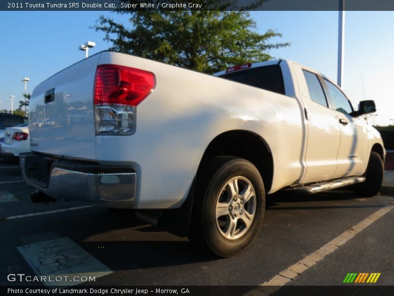 Super White / Graphite Gray 2011 Toyota Tundra SR5 Double Cab