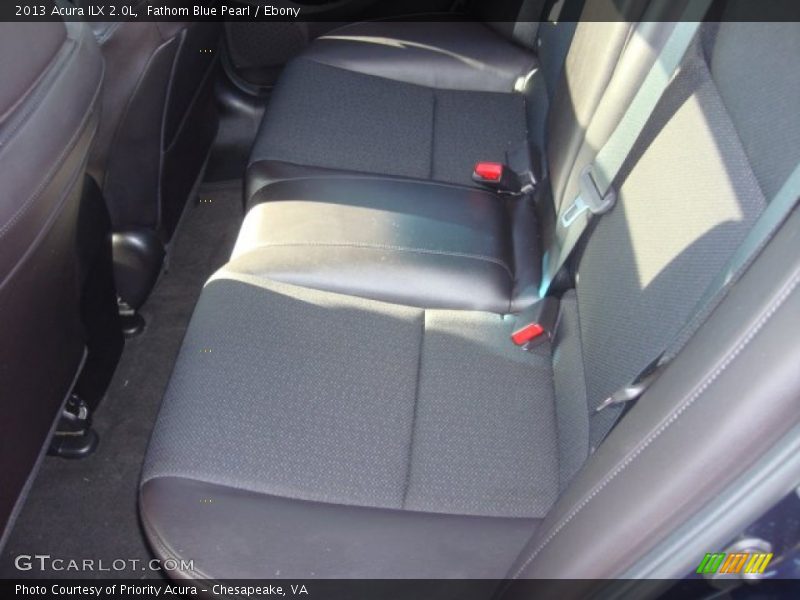 Fathom Blue Pearl / Ebony 2013 Acura ILX 2.0L