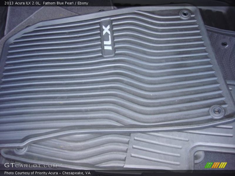 Fathom Blue Pearl / Ebony 2013 Acura ILX 2.0L