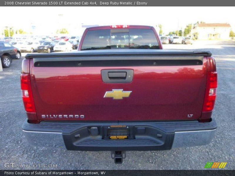 Deep Ruby Metallic / Ebony 2008 Chevrolet Silverado 1500 LT Extended Cab 4x4