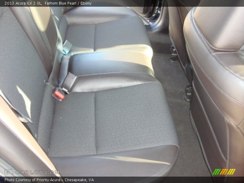 Fathom Blue Pearl / Ebony 2013 Acura ILX 2.0L