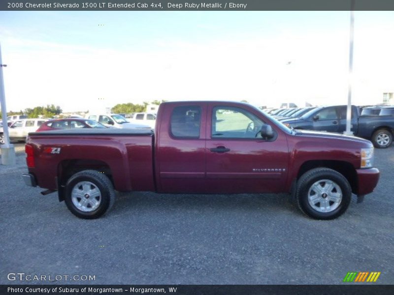 Deep Ruby Metallic / Ebony 2008 Chevrolet Silverado 1500 LT Extended Cab 4x4