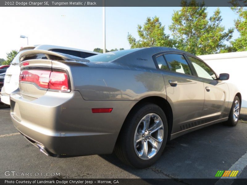 Tungsten Metallic / Black 2012 Dodge Charger SE