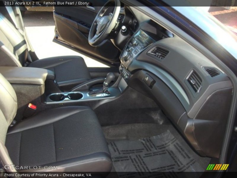Fathom Blue Pearl / Ebony 2013 Acura ILX 2.0L
