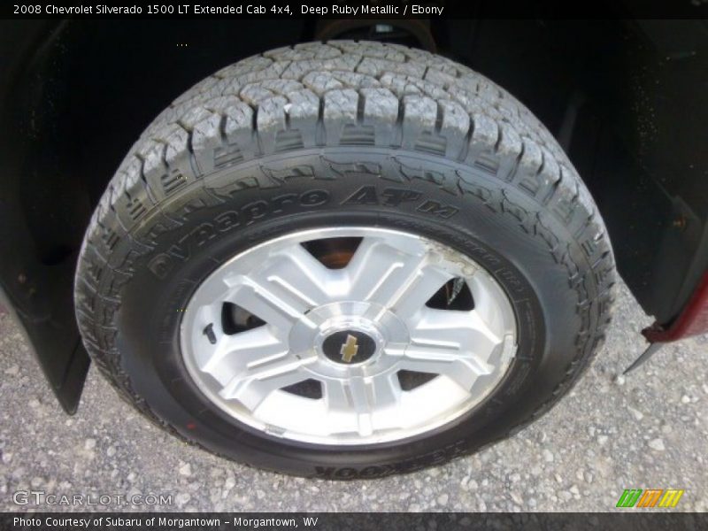 Deep Ruby Metallic / Ebony 2008 Chevrolet Silverado 1500 LT Extended Cab 4x4