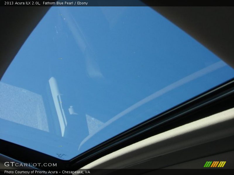 Fathom Blue Pearl / Ebony 2013 Acura ILX 2.0L
