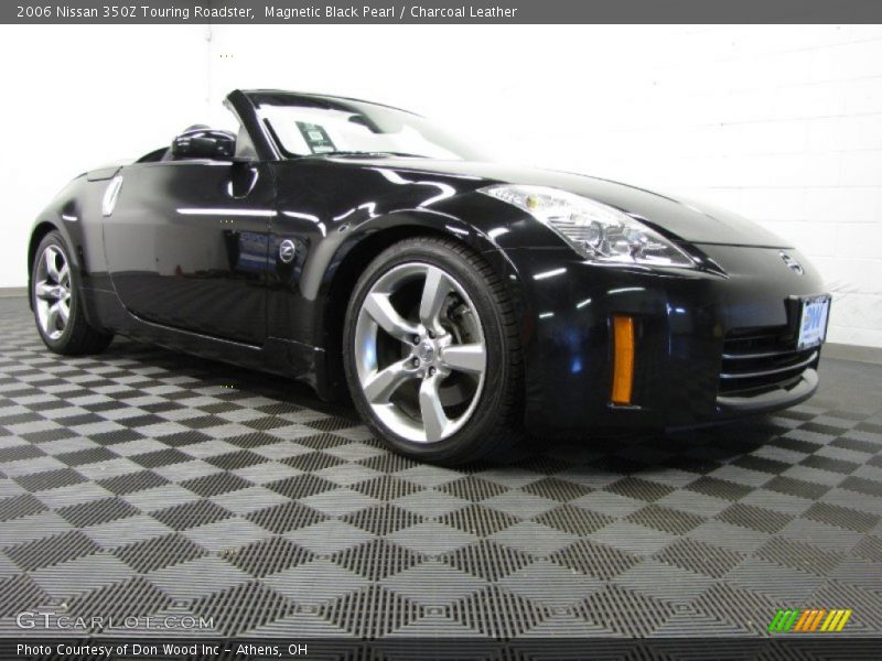 Magnetic Black Pearl / Charcoal Leather 2006 Nissan 350Z Touring Roadster