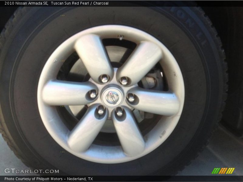 Tuscan Sun Red Pearl / Charcoal 2010 Nissan Armada SE