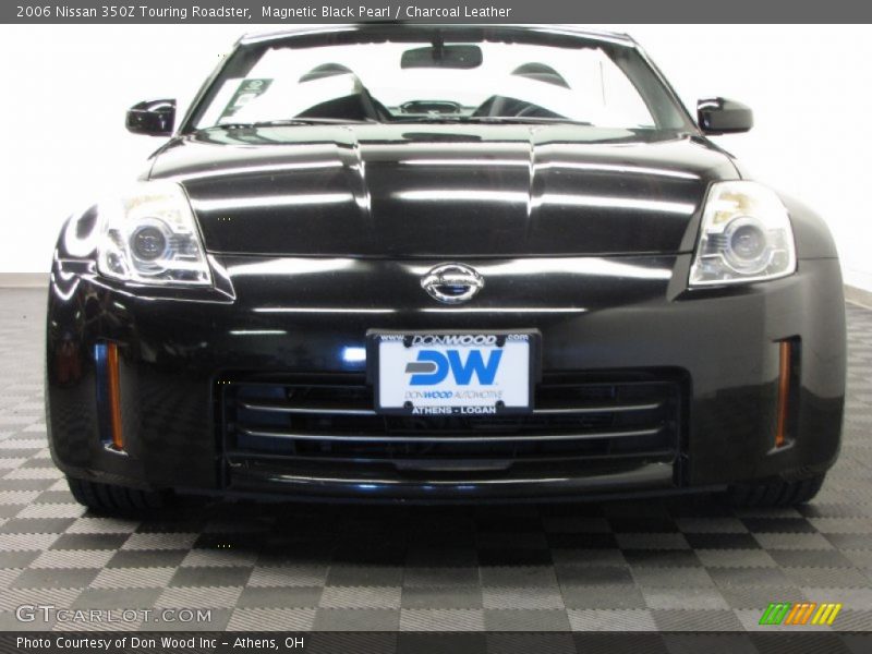 Magnetic Black Pearl / Charcoal Leather 2006 Nissan 350Z Touring Roadster