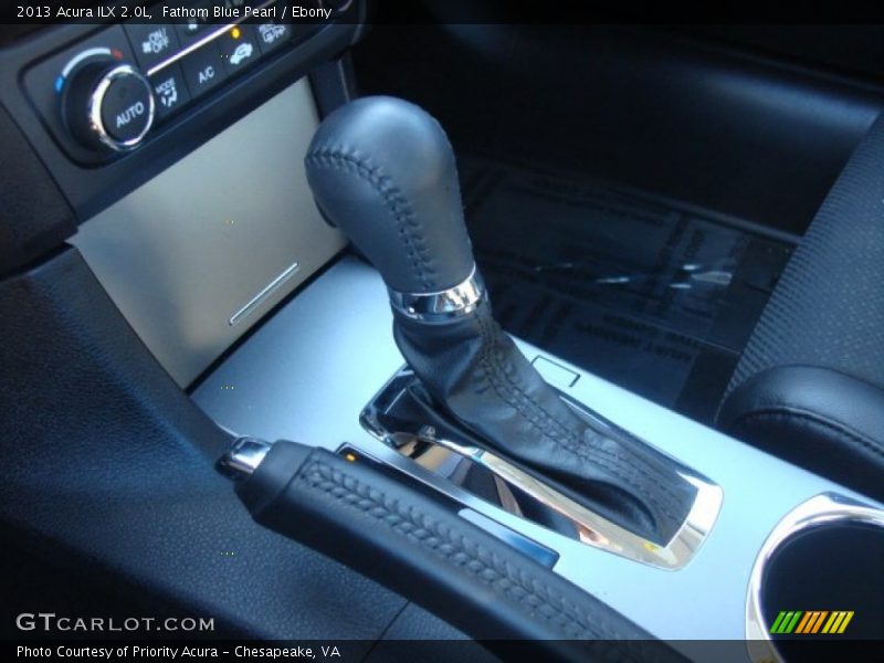 Fathom Blue Pearl / Ebony 2013 Acura ILX 2.0L