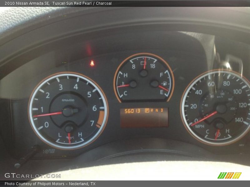 Tuscan Sun Red Pearl / Charcoal 2010 Nissan Armada SE