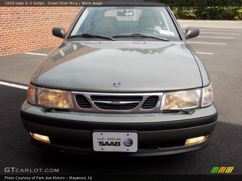 Green Silver Mica / Warm Beige 1999 Saab 9-3 Sedan