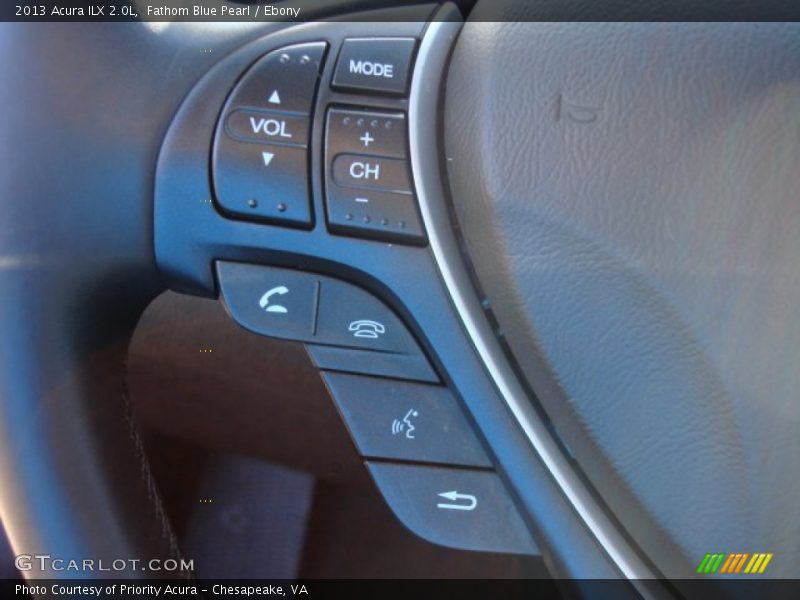 Fathom Blue Pearl / Ebony 2013 Acura ILX 2.0L