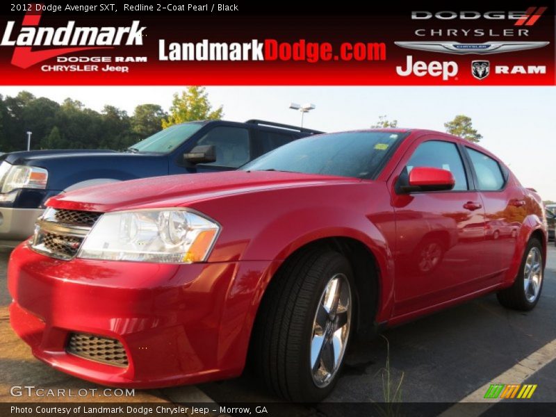Redline 2-Coat Pearl / Black 2012 Dodge Avenger SXT