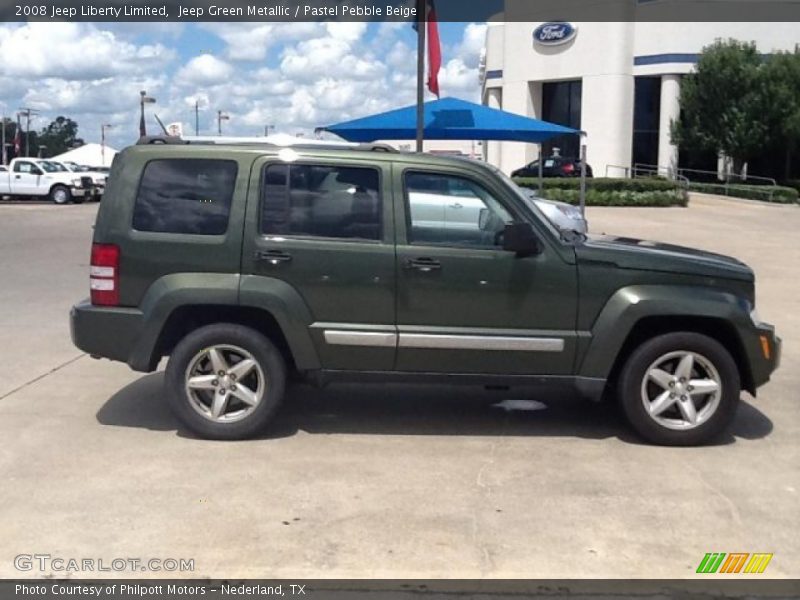 Jeep Green Metallic / Pastel Pebble Beige 2008 Jeep Liberty Limited