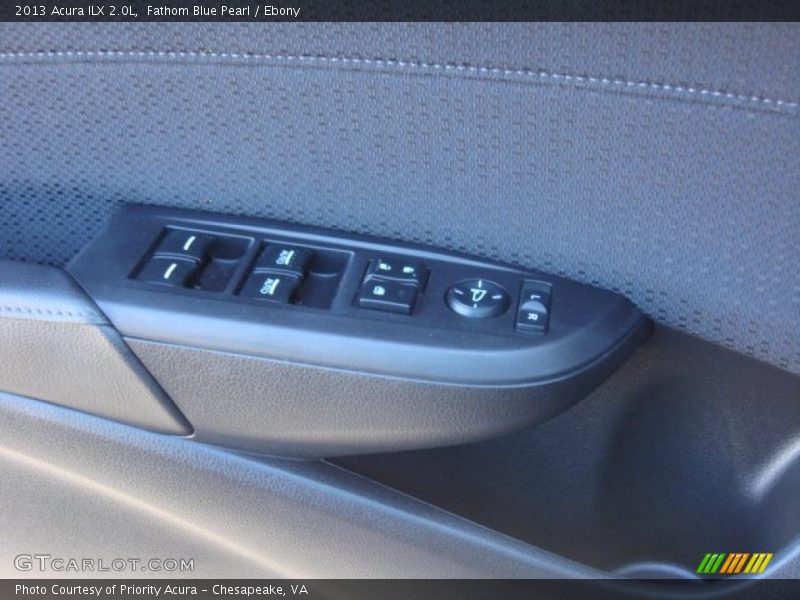 Fathom Blue Pearl / Ebony 2013 Acura ILX 2.0L
