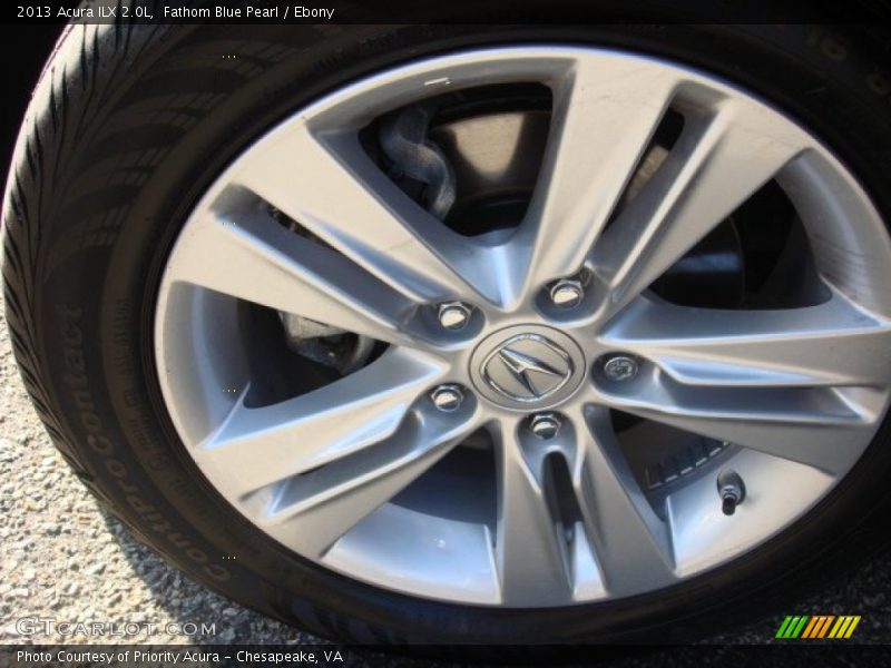 Fathom Blue Pearl / Ebony 2013 Acura ILX 2.0L